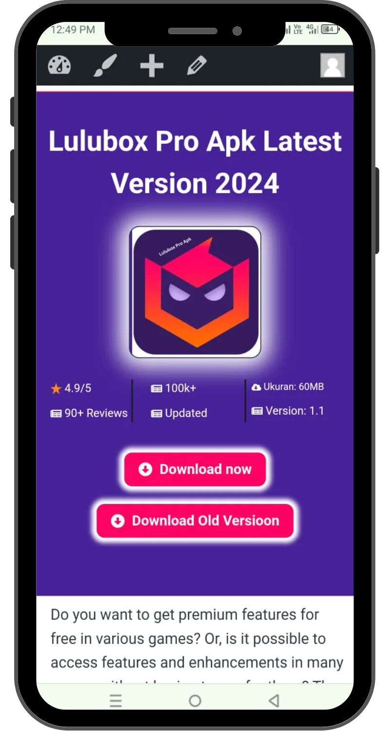 Lulubox Pro Apk (Step 1)